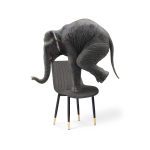 Стул на металлокаркасе Woodville Seda-1 dark gray, gold, black