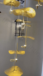 Pendant design lamp Gold Moon by Catellani & Smith (10 lampshades)