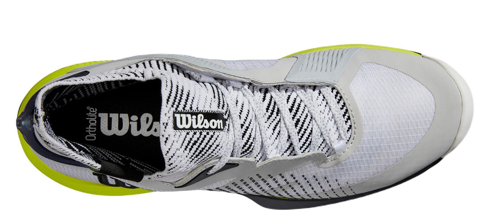 Теннисные кроссовки Wilson Kaos Rapide SFT Clay 2024 - pearl blue/black/safety yellow