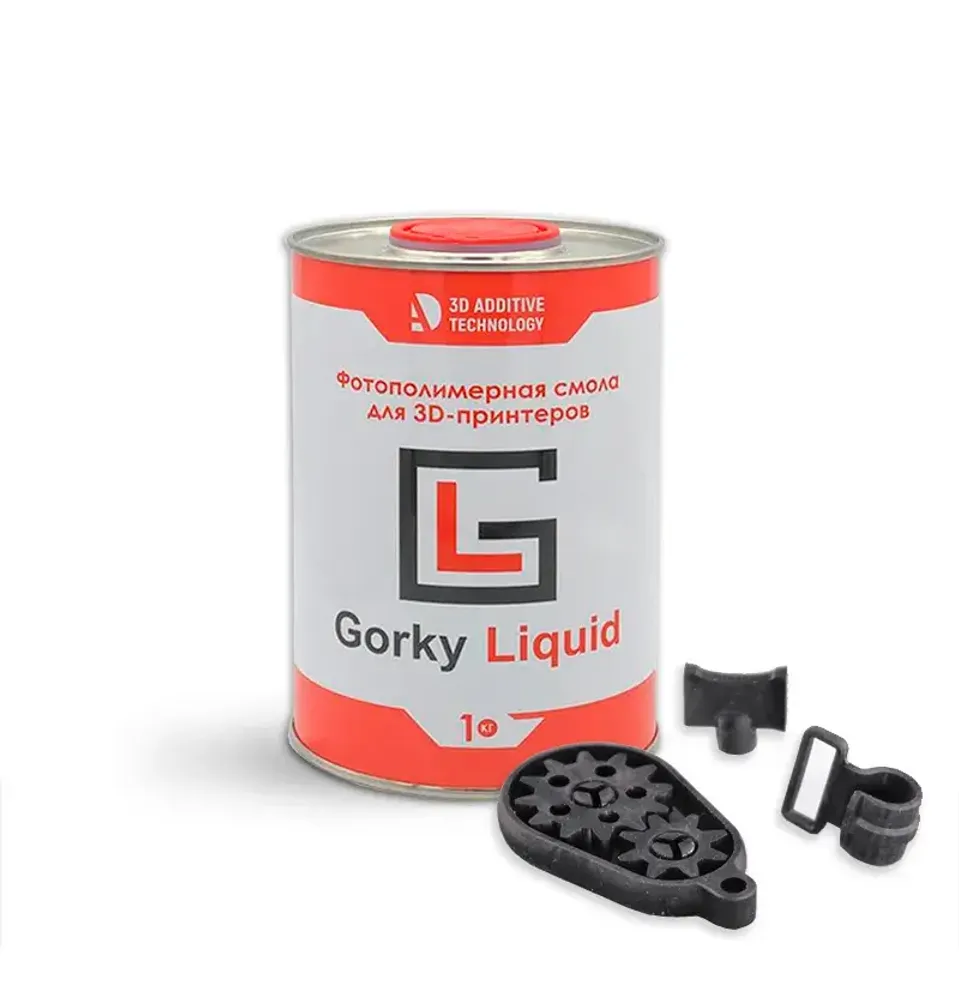Фотополимерная смола Gorky Liquid Force Чёрный (1000 гр) Фотополимерная смола Gorky Liquid Force Чёрный (1000 гр)