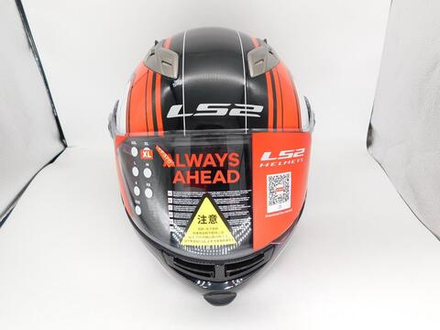 шлем модуляр LS2 FF370 чёрно-красный L