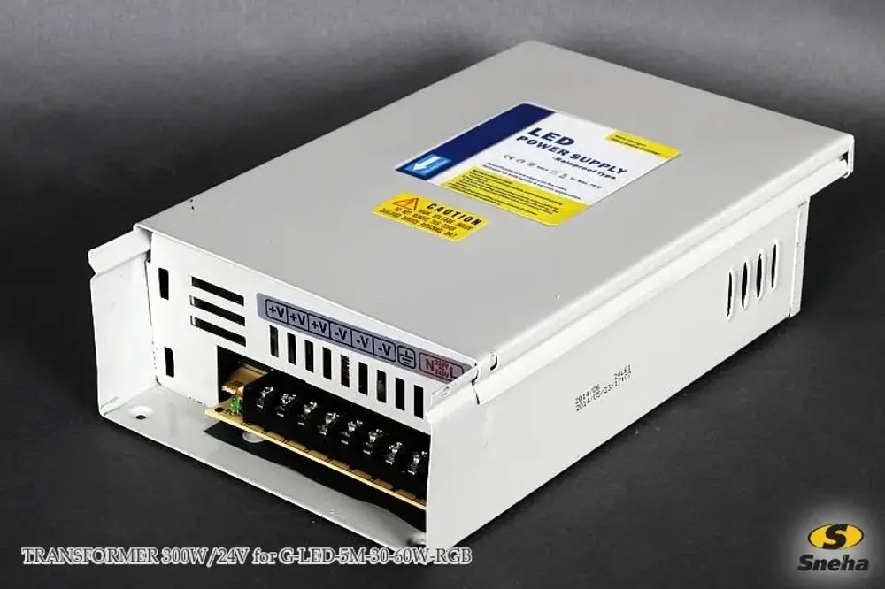 TRANSFORMER 300W/24V for G-LED-5M-30-60W-RGB