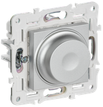 SKANDY Светорегулятор поворотный 600Вт SK-D01S серебряный IEK