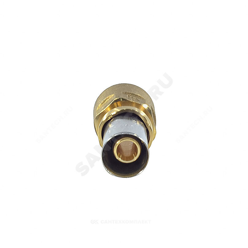 Муфта для МП/PE-X труб латунь пресс Дн 20х1/2" ВР RM109 Giacomini RM109Y037