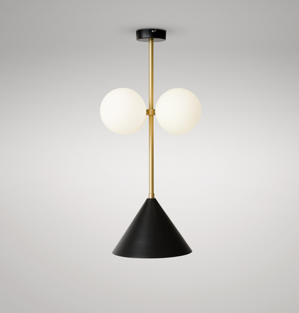 Подвес Atelier Areti  Axis Cone and Globes (metal)