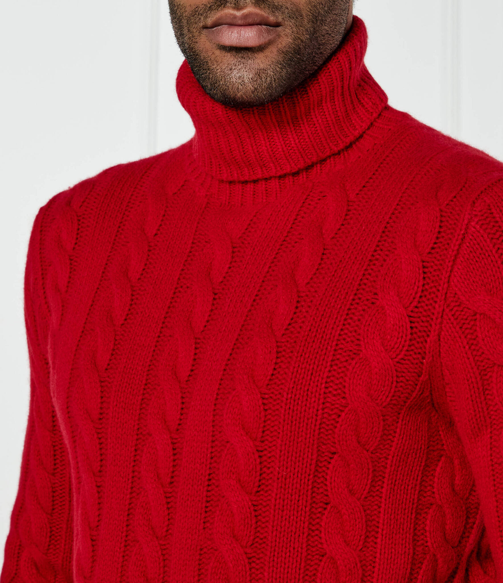 Шерстяной гольф POLO RALPH LAUREN - красный(710917035)