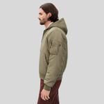Бомбер Alpha Industries MA-1 Hooded Logo Oxford OG-107 Green (Зеленый)