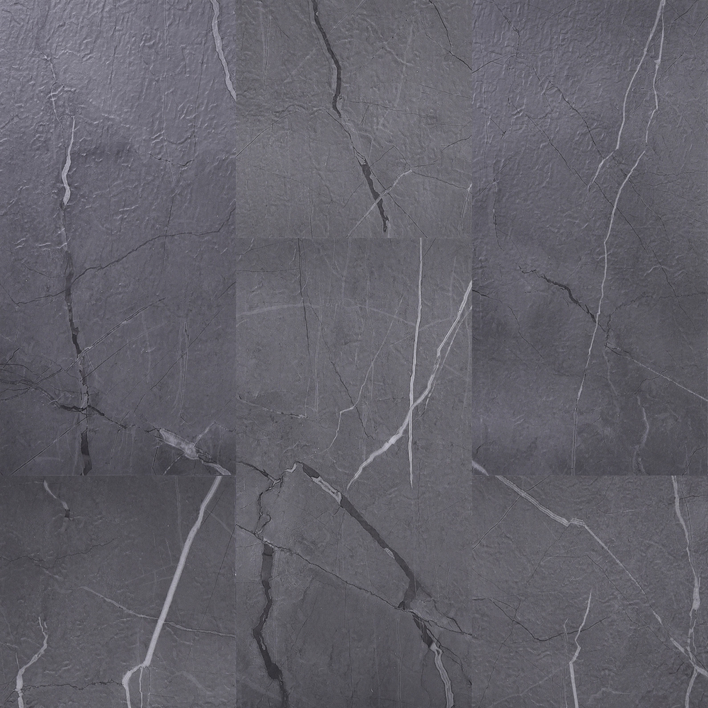 Кварцевый ламинат Home Expert Камень 9108 Graphite Графит фаска