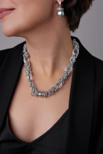 HMG 1131 S/Gray Колье Византия арт.2100