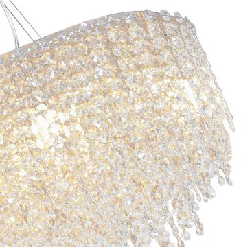 Люстра подвесная 13*Е14 2187/03/13PL золото Rain of Crystal Stilfort