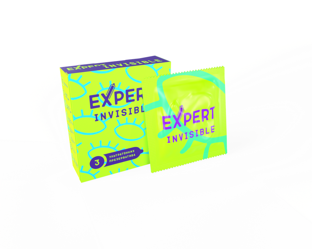 Презервативы Expert Invisible 3 шт 9335ex