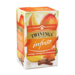 Чай травяной Twinings Infuso со вкусом апельсина, манго и корицы 20 пакетиков, 40 г (из Финляндии)