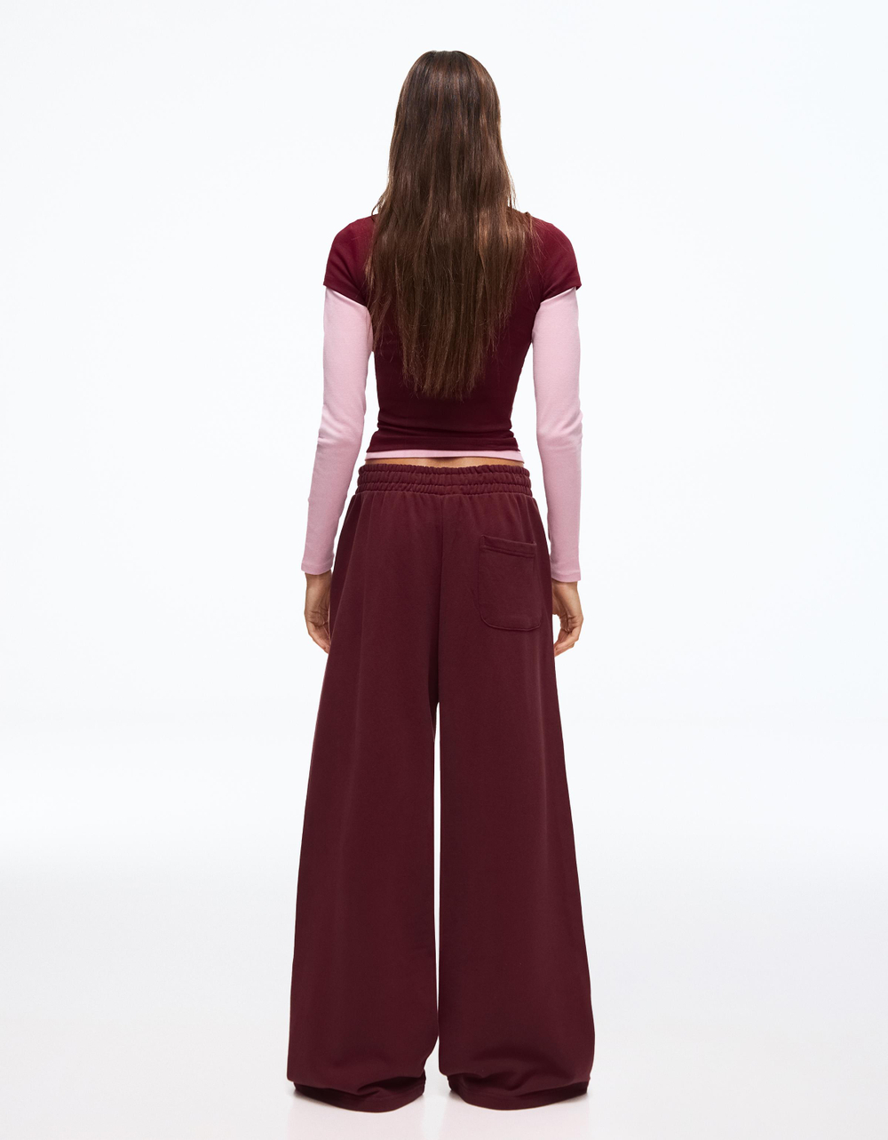 Женские брюки-джоггеры из мягкой ткани Dancer - BERSHKA