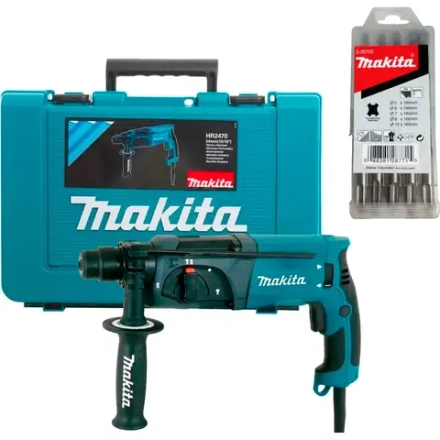 Перфоратор HR2470 + набор буров D-20703 Makita HR2470X20