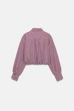 Рубашка с полосками - ZARA