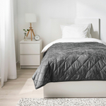 Покрывало IKEA MJUKPLISTER (МЮКПЛИСТЕР), Темно-серый, 160х250 см