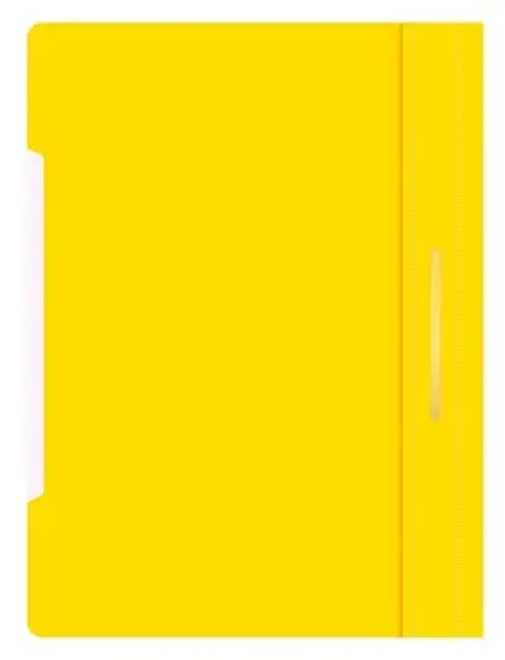 Папка-скоросшиватель арт. 346235-PSL20yel, A4, пластик, жёлтый, 20 шт\уп