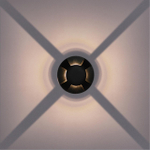 Встраиваемый светодиодный светильник Arte Lamp PIAZZA A3221IN-4BK