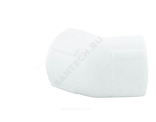 Угольник PP-R белый Дн 32х45гр PRO VALFEX 10107032-PRO