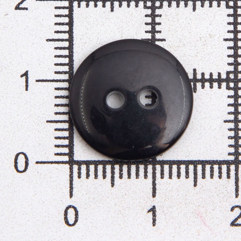 Пуговицы 2 прокола 24L=15 мм, (s.black (черный)), CX-K-22, 144 шт