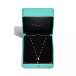 Подвеска из жёлтого золота 18k,Tiffany 💠Open heart 16mm