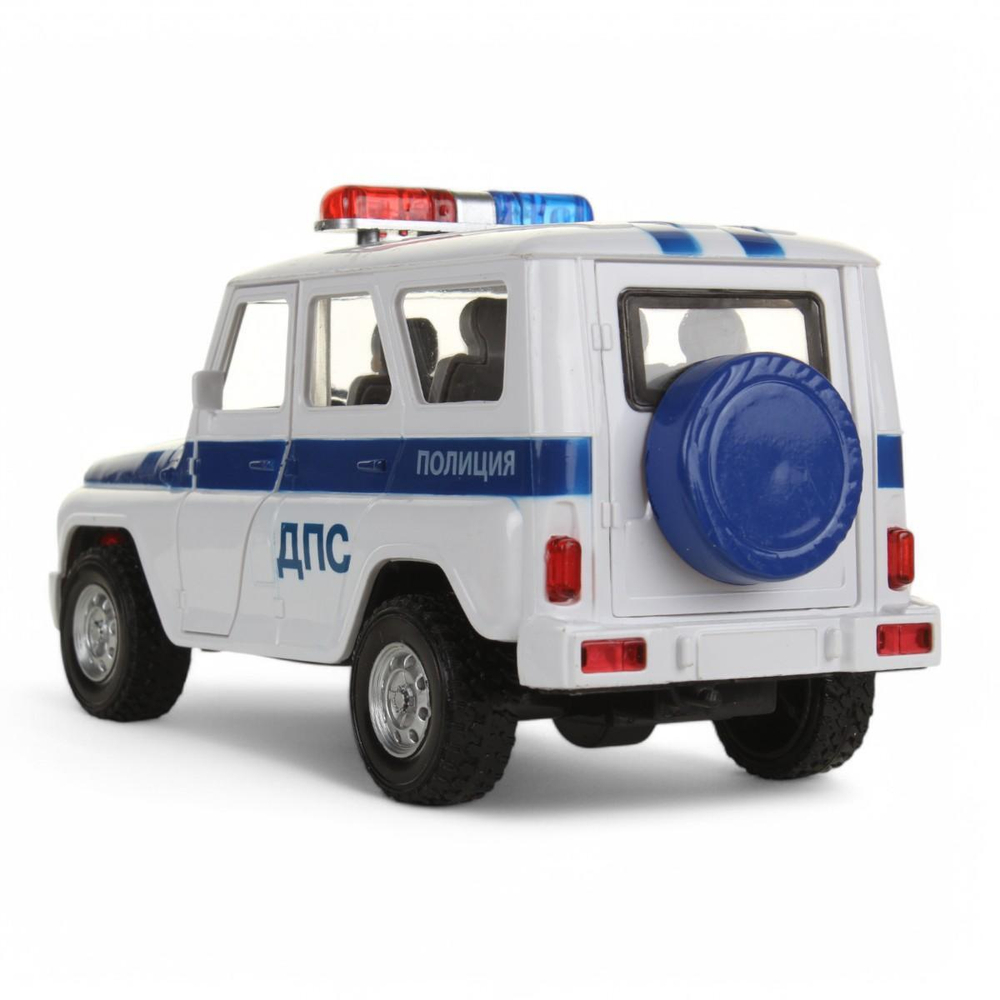 Модель ин. мет. "УАЗ Хантер - полиция ДПС" 19,5см. коробка A071-H11004-J006 (Технопарк)