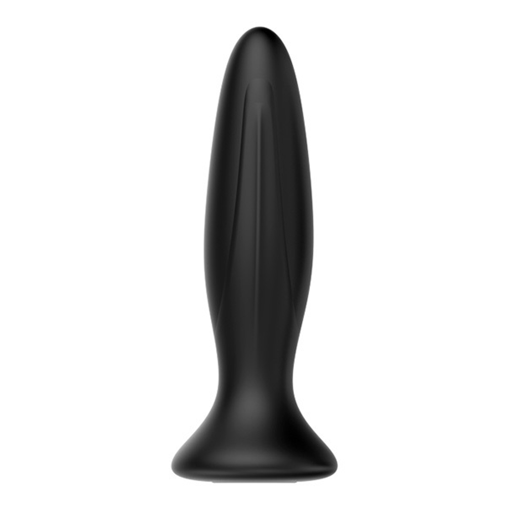 Черная анальная вибропробка 12,8см Mr.Play Vibrating Anal Plug BI-040082-MR