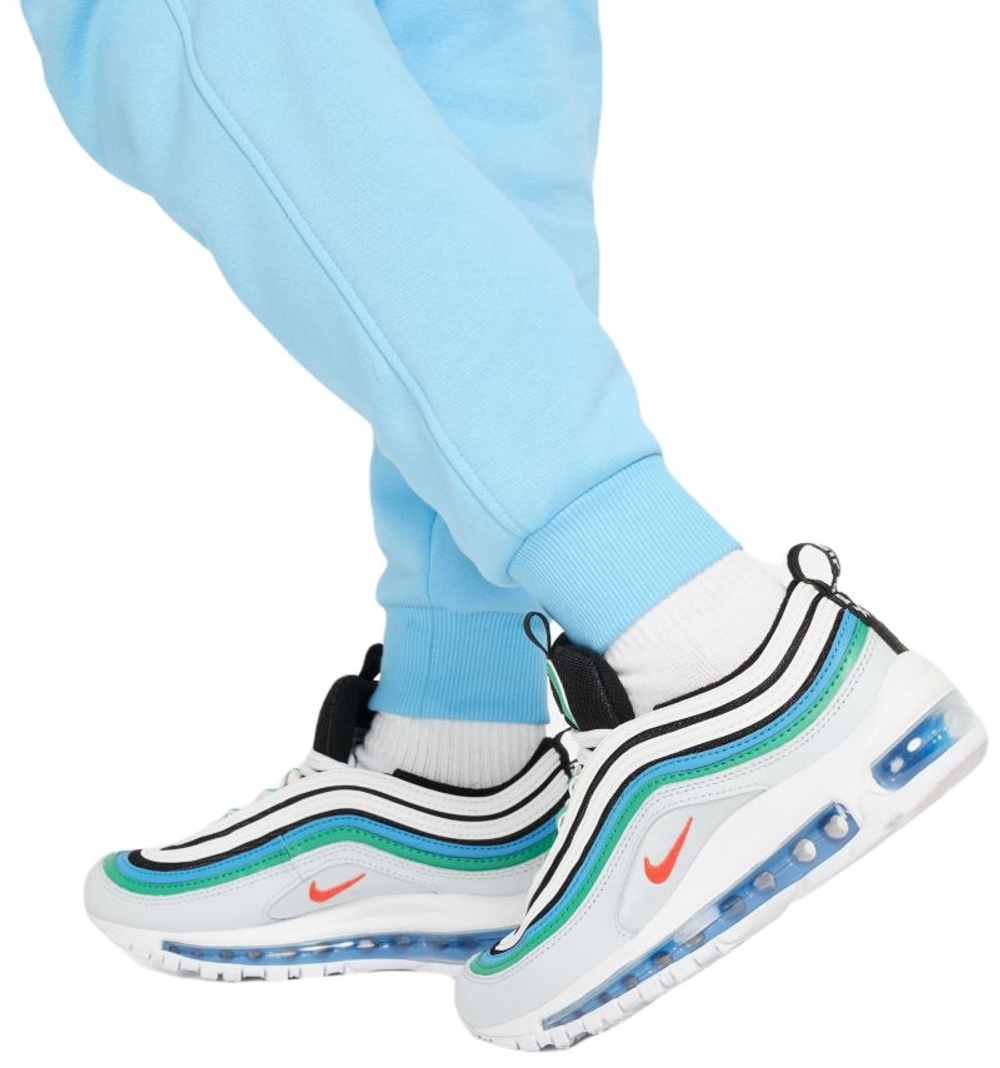 Брюки для девочки Nike Kids Club Fleece Jogger - aquarius blue/white