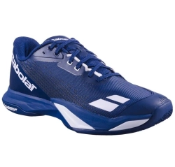 Мужские кроссовки теннисные Babolat Jet Mach 4 Clay - dark blue/white