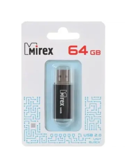 Память USB Flash 64 ГБ Unit 13600-FMUUND64 BLACK