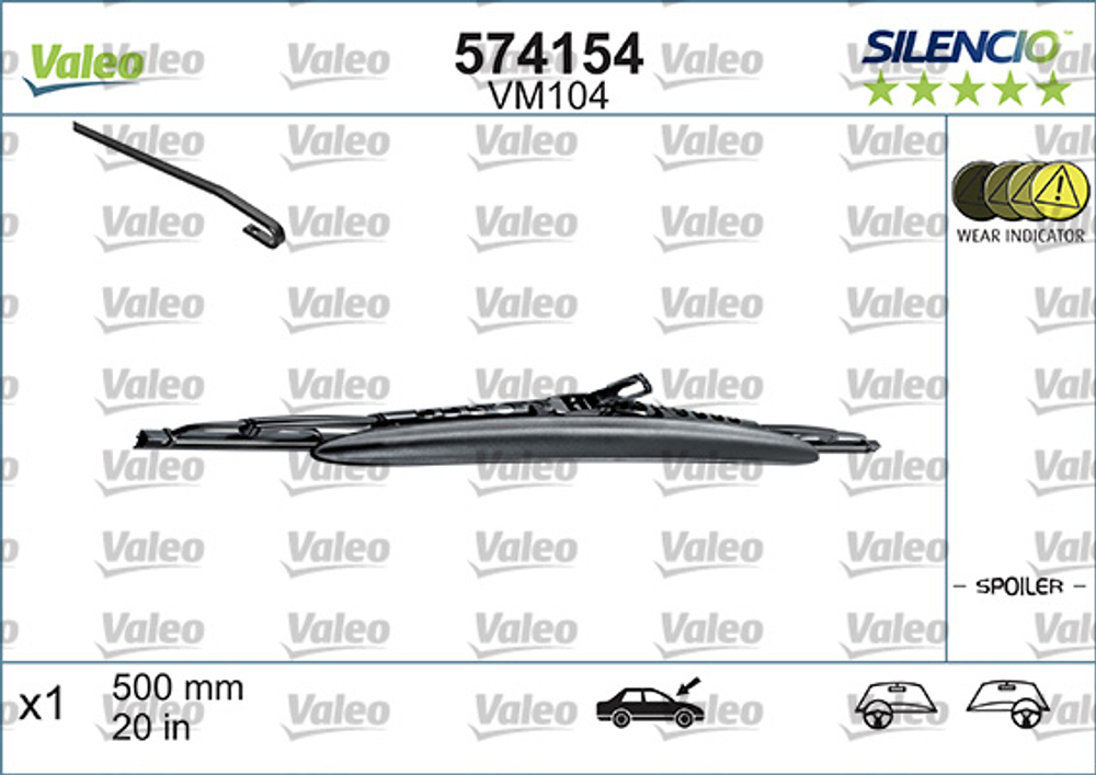 VALEO - 574154-VAL - Wiper Blade