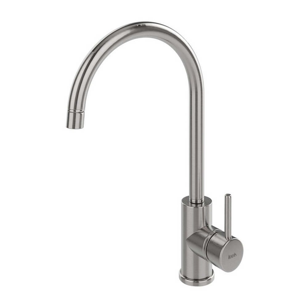 Смеситель для кухни 35к IDDIS K05STJ0i05 Китчен Лайн (Kitchen Line) нерж. сталь, высокий пов излив