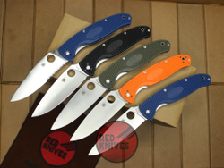 Нож Spyderco Resilience LTW F/P - оранж рукоять