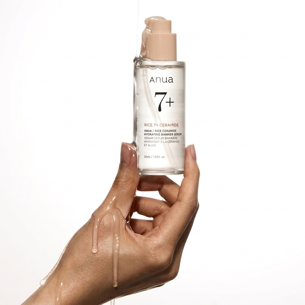 Сыворотка для сияния кожи с рисом Anua Rice 7 Ceramide Hydrating Barrier Serum, 50мл