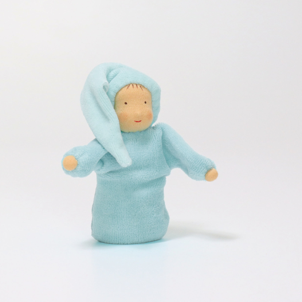 Кукла для сна с лавандой "Голубой гном", 14 см