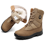 QIANGREN 3515 Outdoor Boots Men"s Brown