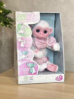 Игрушка мягконабивная 35см АниРеал Обезьянка (60170)