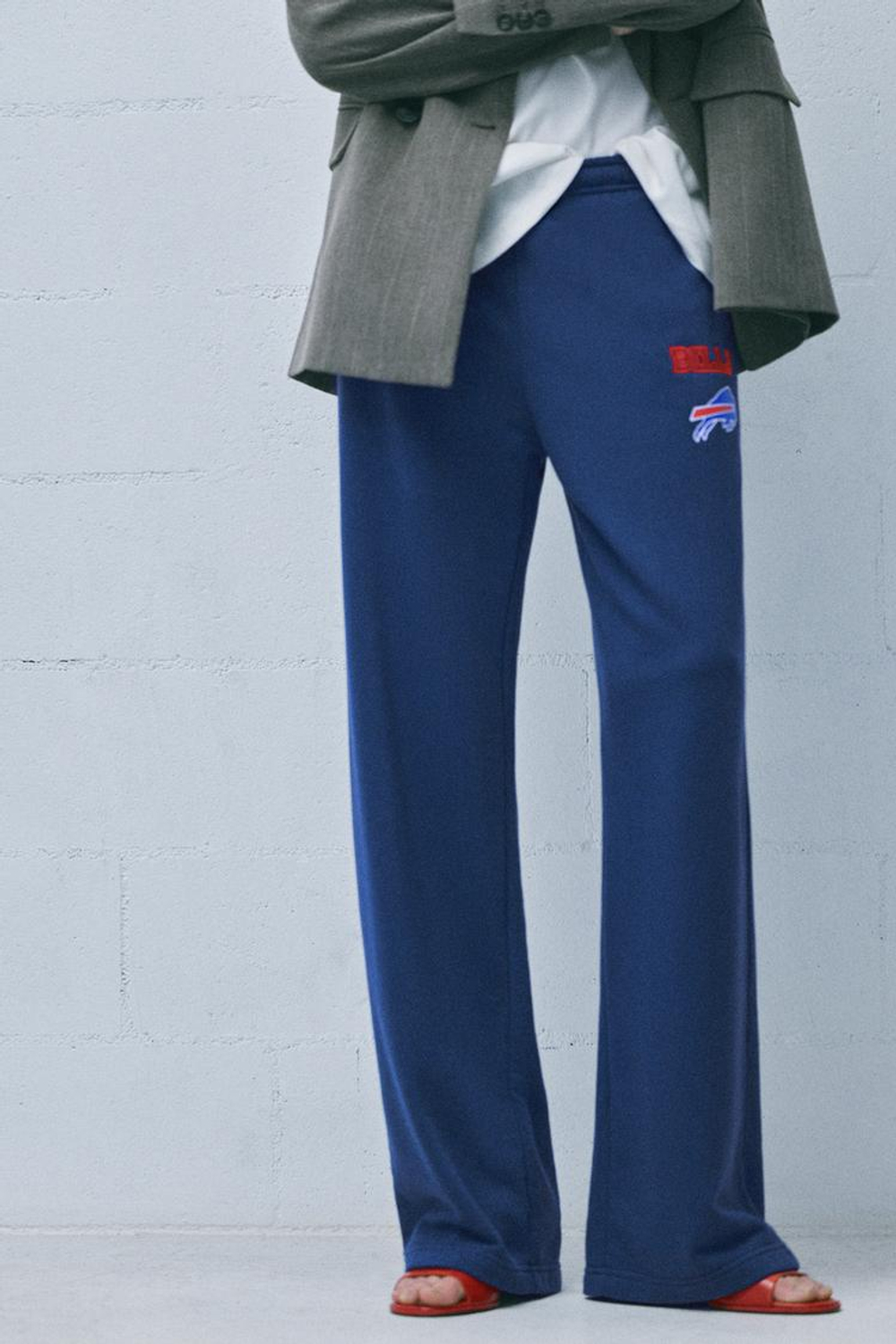 PULL&BEAR Брюки NFL Buffalo Bills, темно-синий