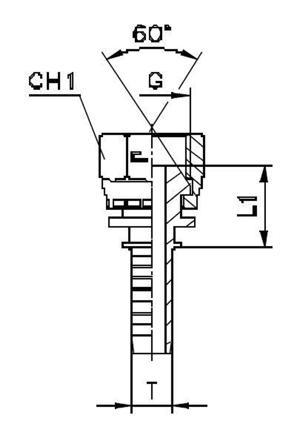 Фитинг DN 06 BSP (Г) 1/4