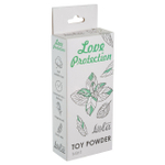 Пудра для игрушек ароматизированная Love Protection Мята 15 гр (Цвет: белый)