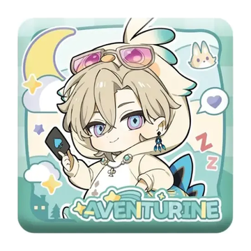 Значок Honkai: Star Rail Aventurine Авантюрин