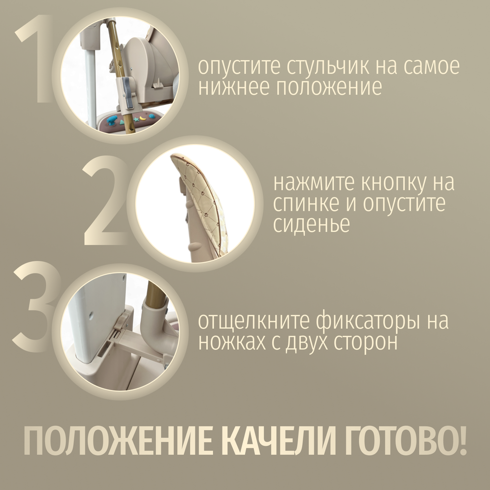Многофункциональный стульчик для кормления 5в1 William