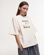 T-shirt MENTAL HEALTH Coconut Milk