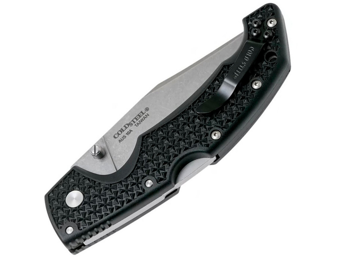 Нож складной Cold Steel Voyager Clip Large Plain AUS10A Griv-Ex (CS-29AC)