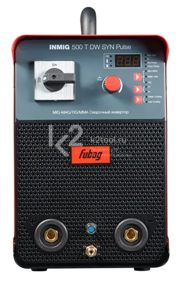 Сварочный полуавтомат инвертор Fubag INMIG 500T DW SYN PULSE + DRIVE INMIG DW SYN PULSE + шланг-пакет 5 м + горелка FB 400, 3 м