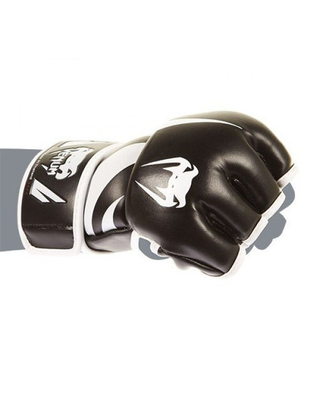 Перчатки ММА Venum Midnight Fury Black/Grey/Silver