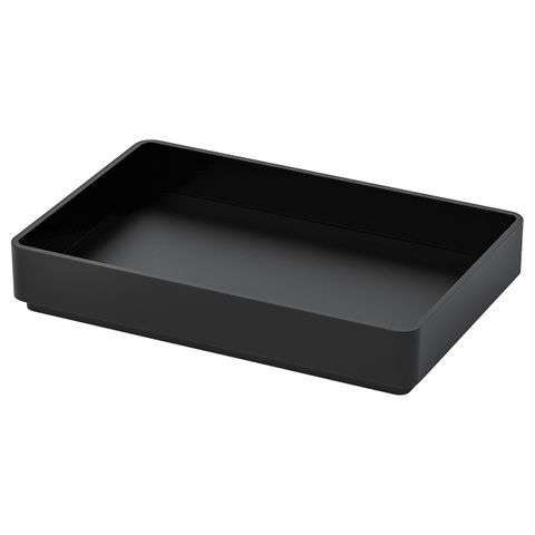 Поднос IKEA SKOGSVIKEN (СКОГСВИКЕН), Черный, 10x15 см