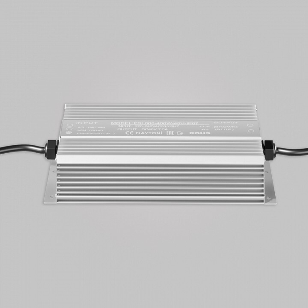 Блок питания с проводом Maytoni Power Supply Magnetic PSL008-400W-48V-IP67