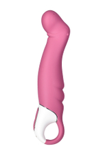 Вибратор Satisfyer Vibes Petting Hippo силикон розовый 22,9 см
