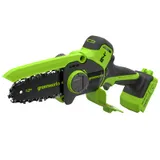 Цепная мини-пила аккумуляторная Greenworks CS2410A, 24V, 10см, c 1хАКБ 2Ач и ЗУ (CS2410AUA) — фото 6